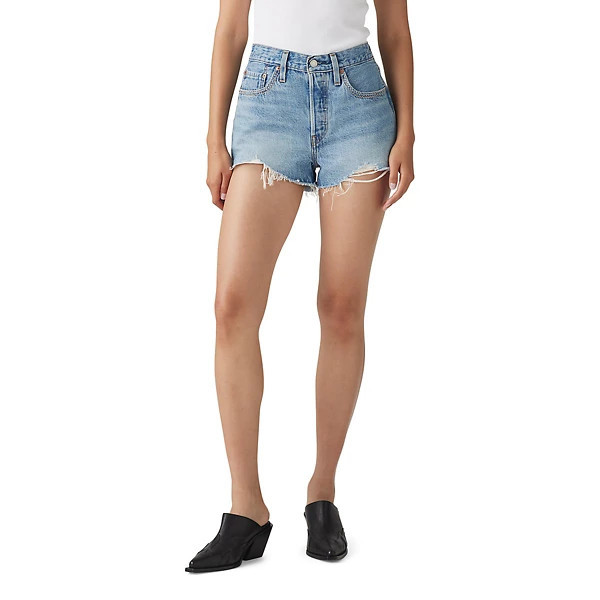 Women's Levi's 501® Original High-Rise Jean Shorts 24 Switch Stitch | Scheels