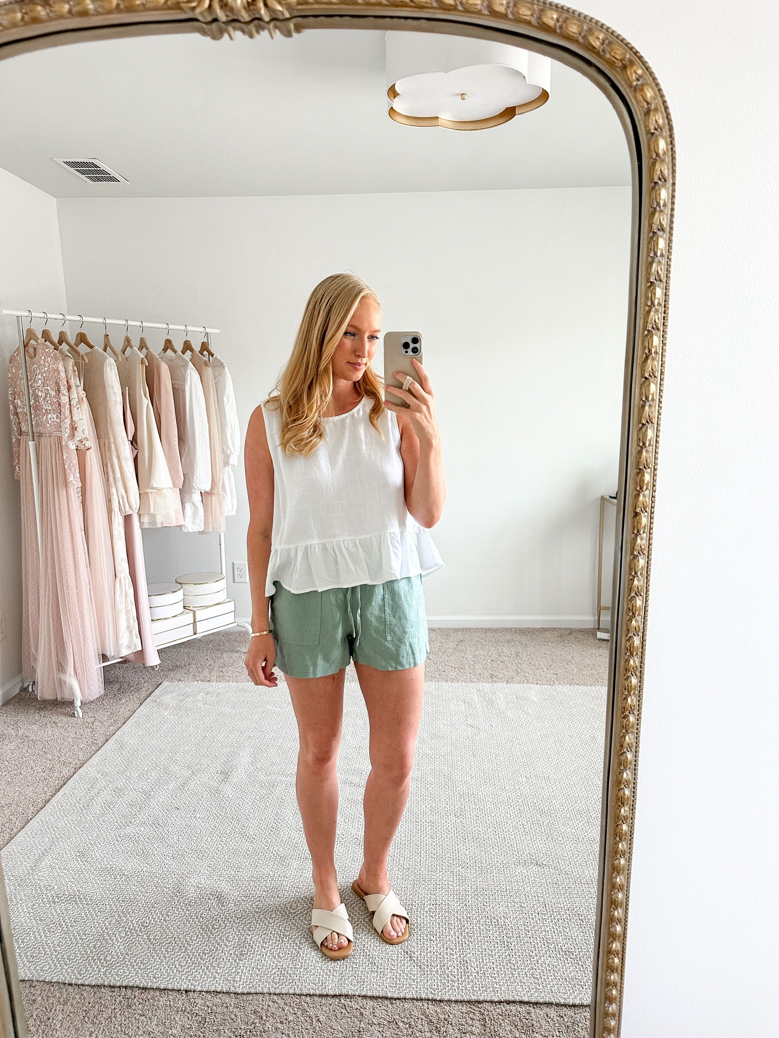 Cute green shorts from J. Crew Factory. I'm loving this look for a casual summer day! 

#LTKSeasonal #LTKstyletip #LTKFind