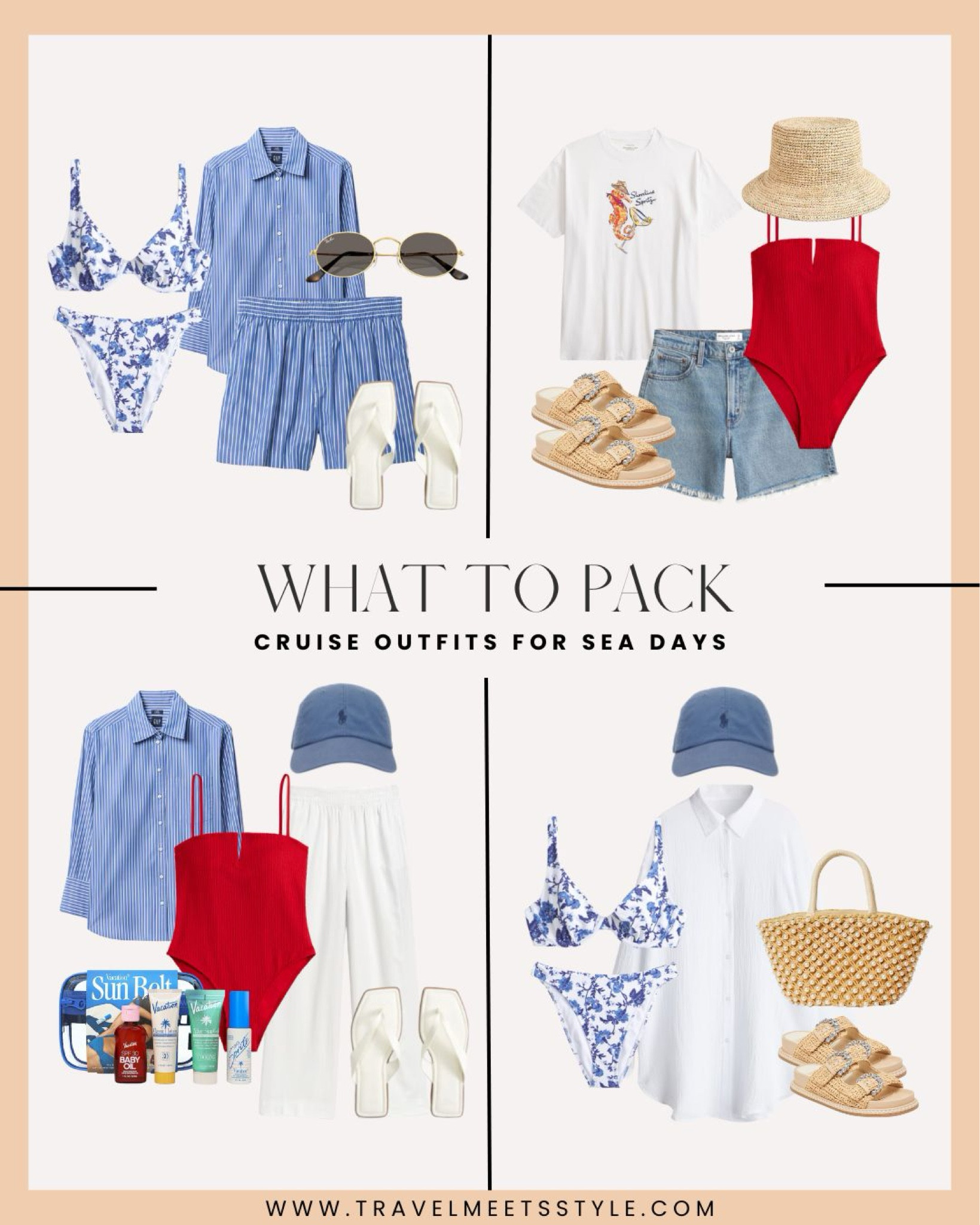 Cruise outfits for sea days | cruise packing list | what to pack for a cruise 

#LTKTravel #LTKSwim #LTKStyleTip