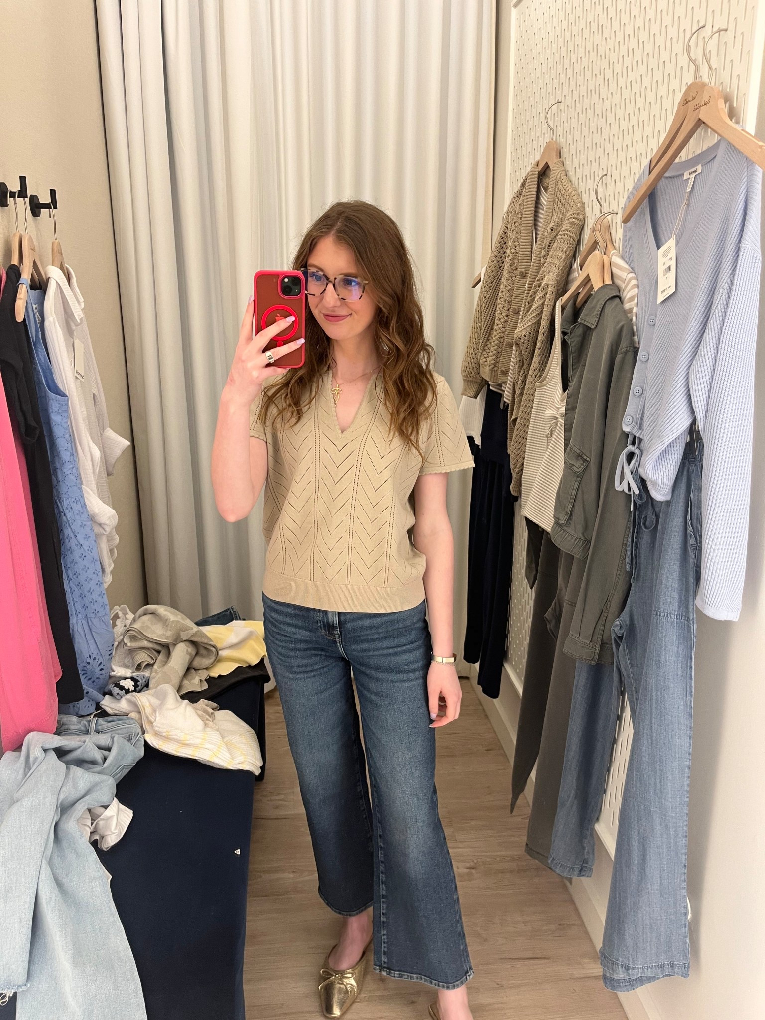 This bamboo top is the softest ever! This would be a great work option. I’m wearing an XS in the top and sizes up one size to a 25 in the jeans

#LTKWorkwear #LTKStyleTip #LTKPetite