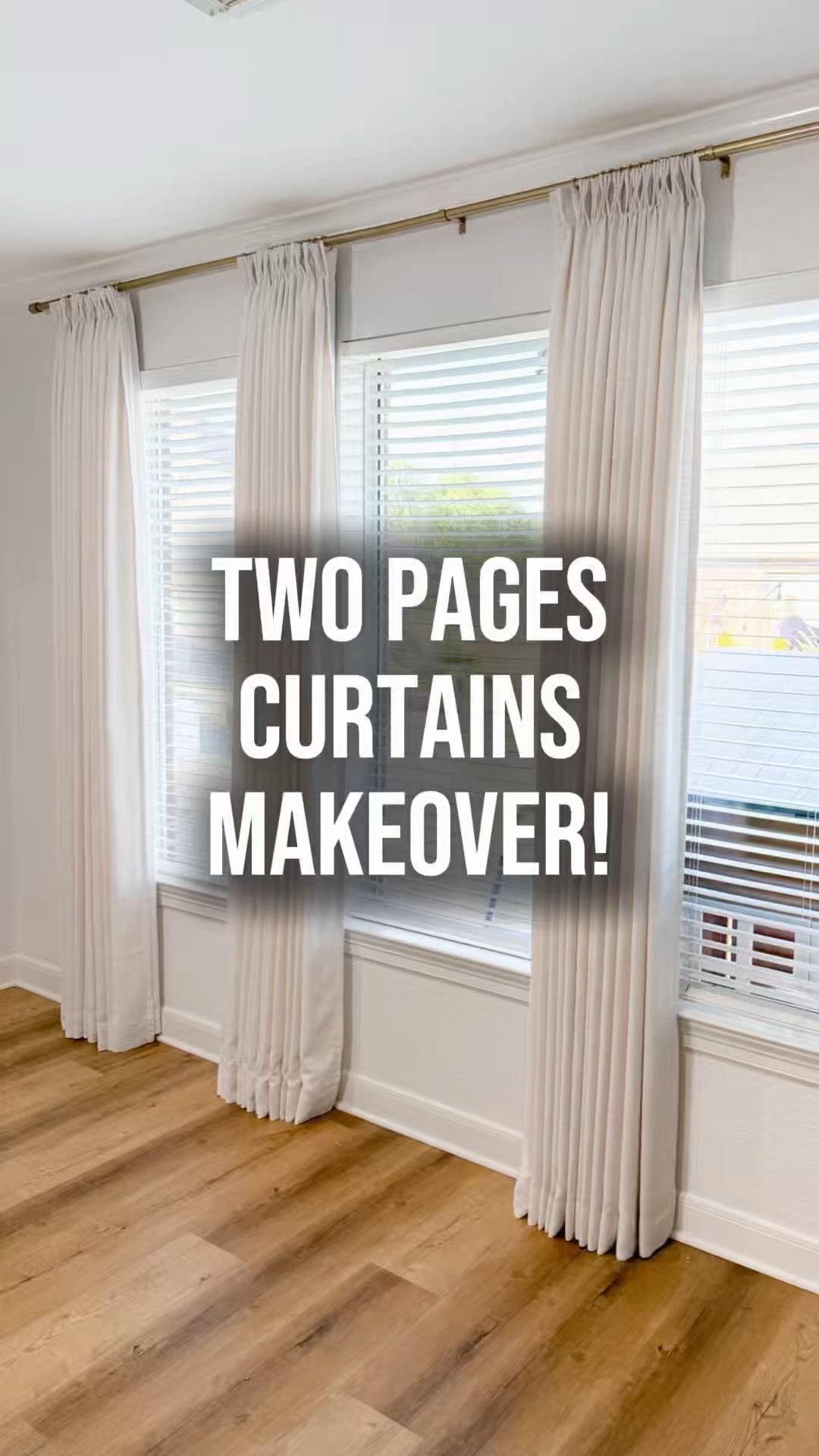 What an upgrade!!! Absolutely love Two Pages curtains! The quality is too notch! I did the triple pleat with memory shaping in color beige white! They are stunning!

#LTKHome #LTKdayinmylife