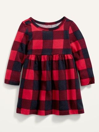 Long-Sleeve Printed Jersey Dress for Baby | Old Navy (US)
