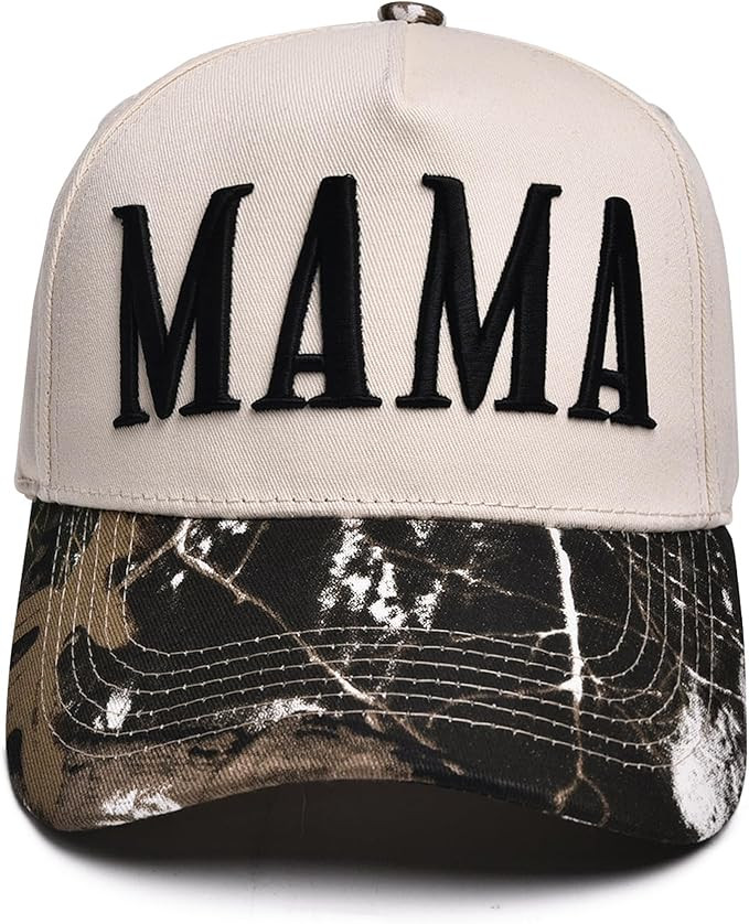 Mommin Trucker Hat | Vintage Two-Tone Women's Baseball Cap,with Mommin Embroidery Ponytail Fit,Ou... | Amazon (US)
