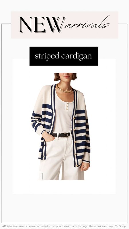 Striped cardigan 