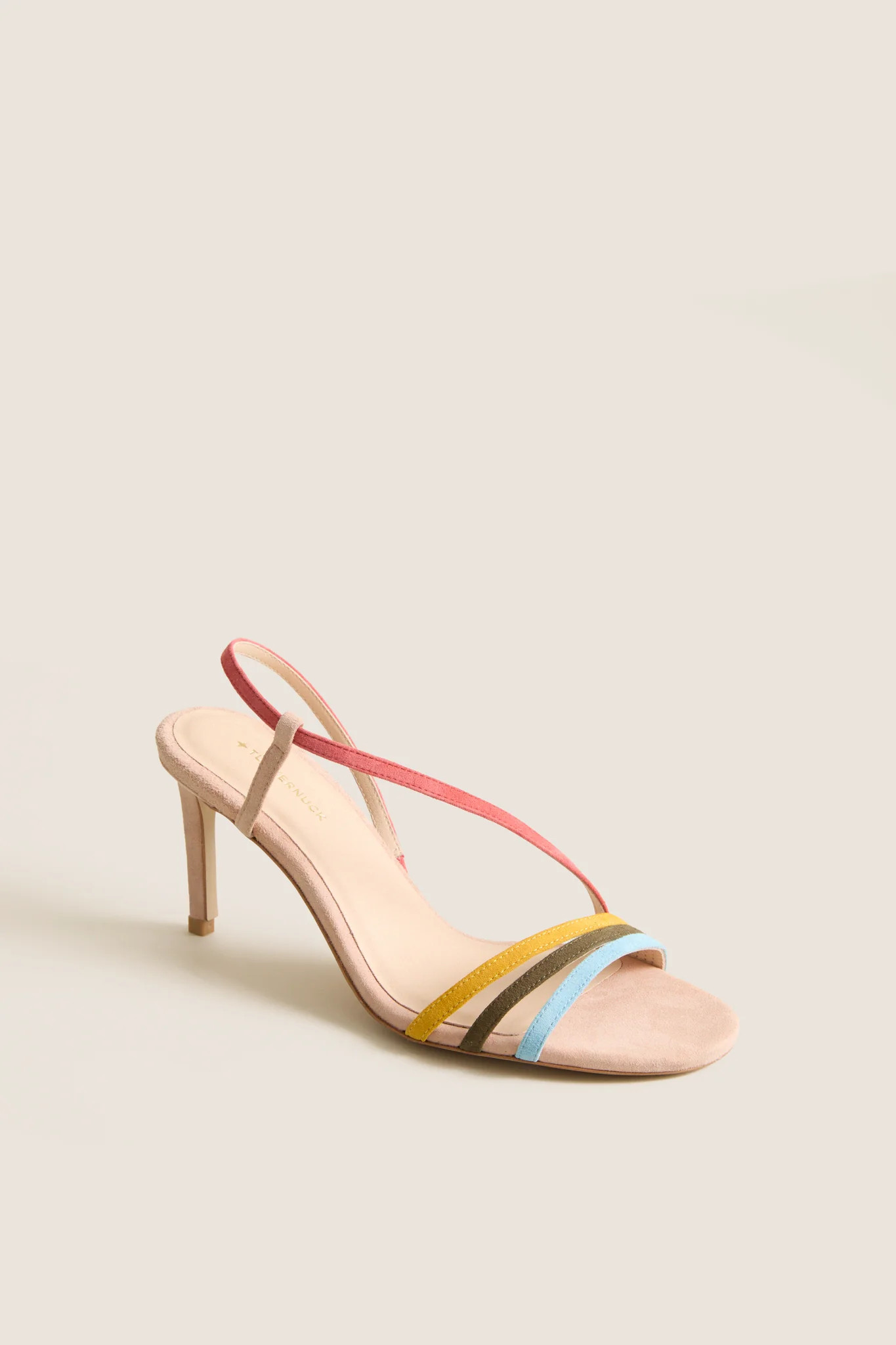 Lemon Yellow Embossed Leather Scarlet Heels | Tuckernuck (US)