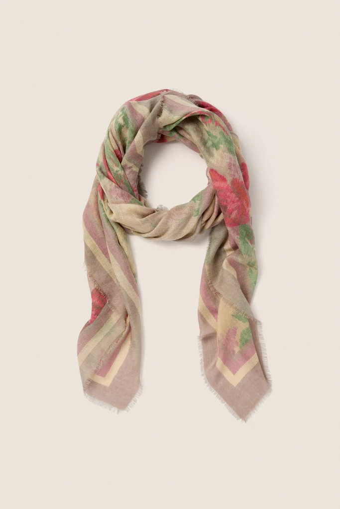 Rose Blur Silk Cashmere Blend Large Scarf | Tuckernuck (US)