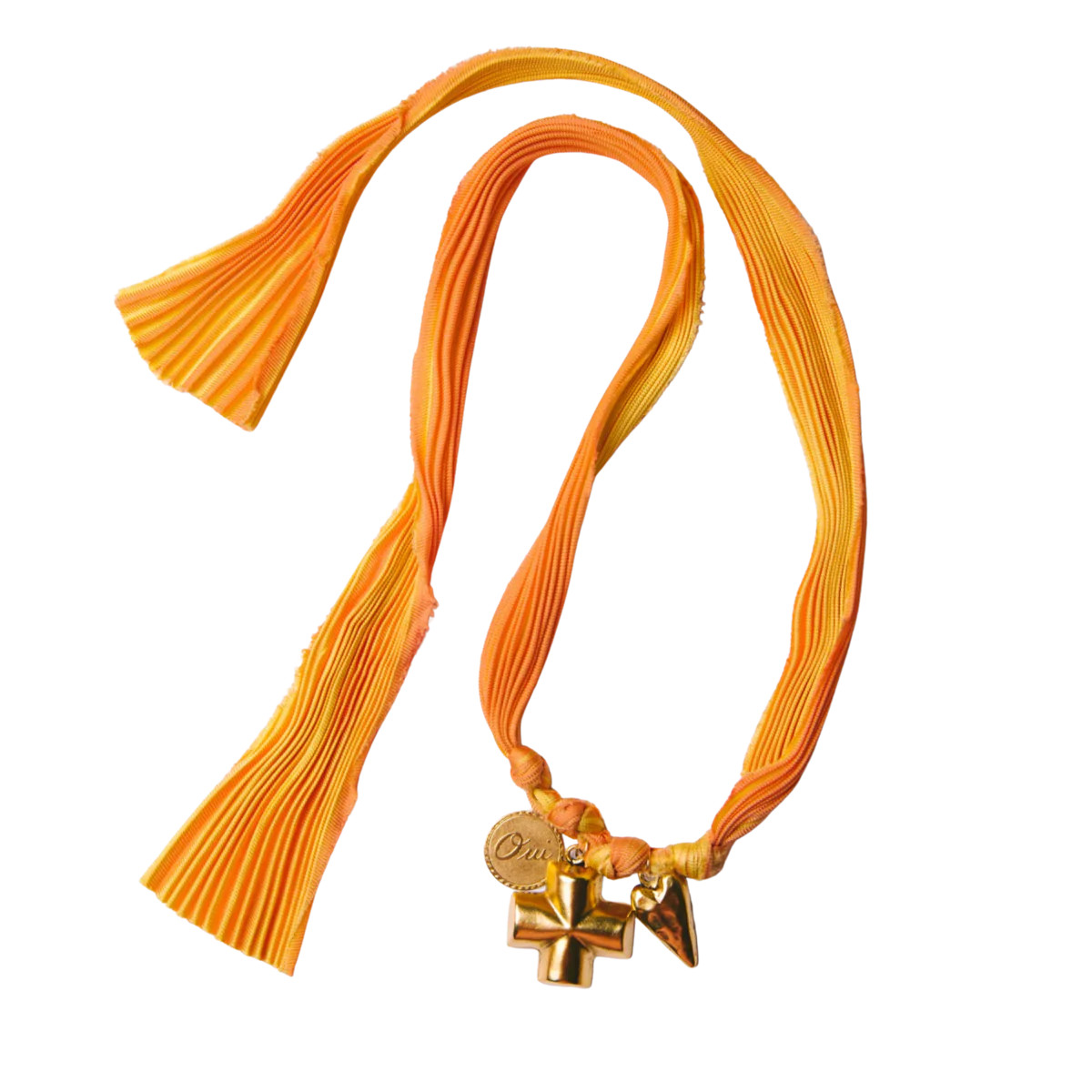 Ribbon Charm Necklace | Logan Tay