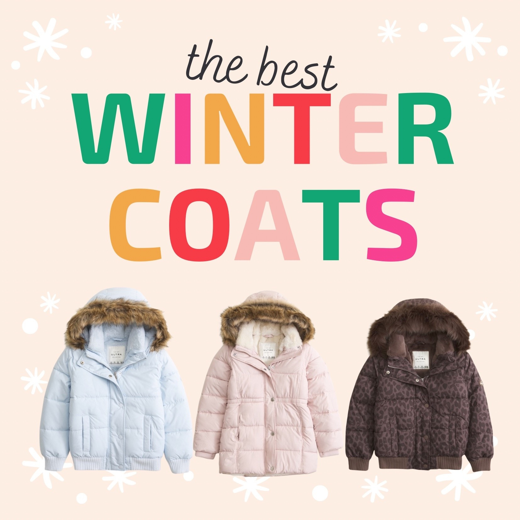 The BEST winter coats on sale right now!! #wintercoat #snowgearkids #abercrombiesale #christmas