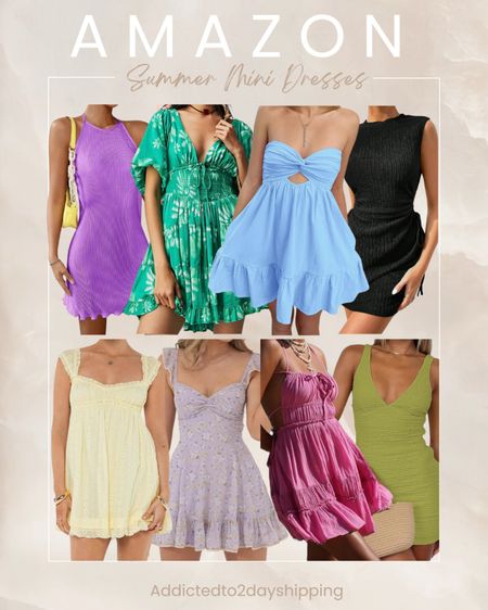 AMAZON- Summer mini dress
I don’t know about you but I love a good summer mini dress!

High neck halter dress, deep v-neck dress, puffy sleeve dress, sweetheart strapless dress, fitted dress, flowy dress



#LTKStyleTip #LTKFindsUnder50 #LTKFindsUnder100