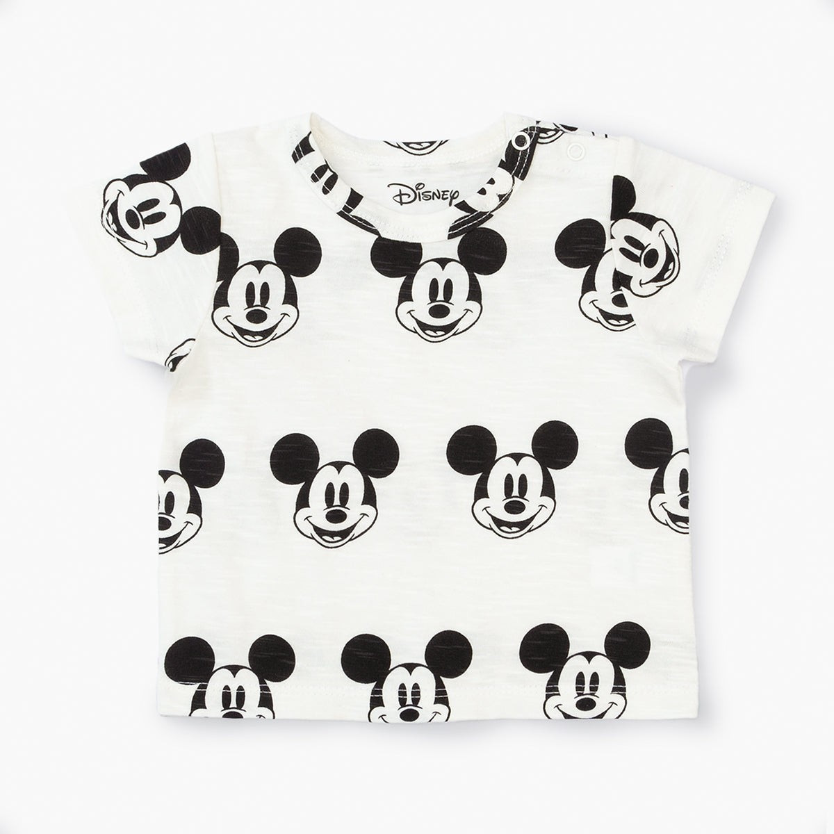 Short Sleeve Slub Jersey Printed Tee | Monica + Andy