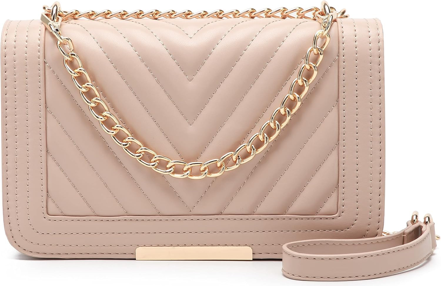 Amazon.com: Lola Mae Crossbody Bags for Women Fashion Quilted Shoulder purse with Convertible Cha... | Amazon (US)