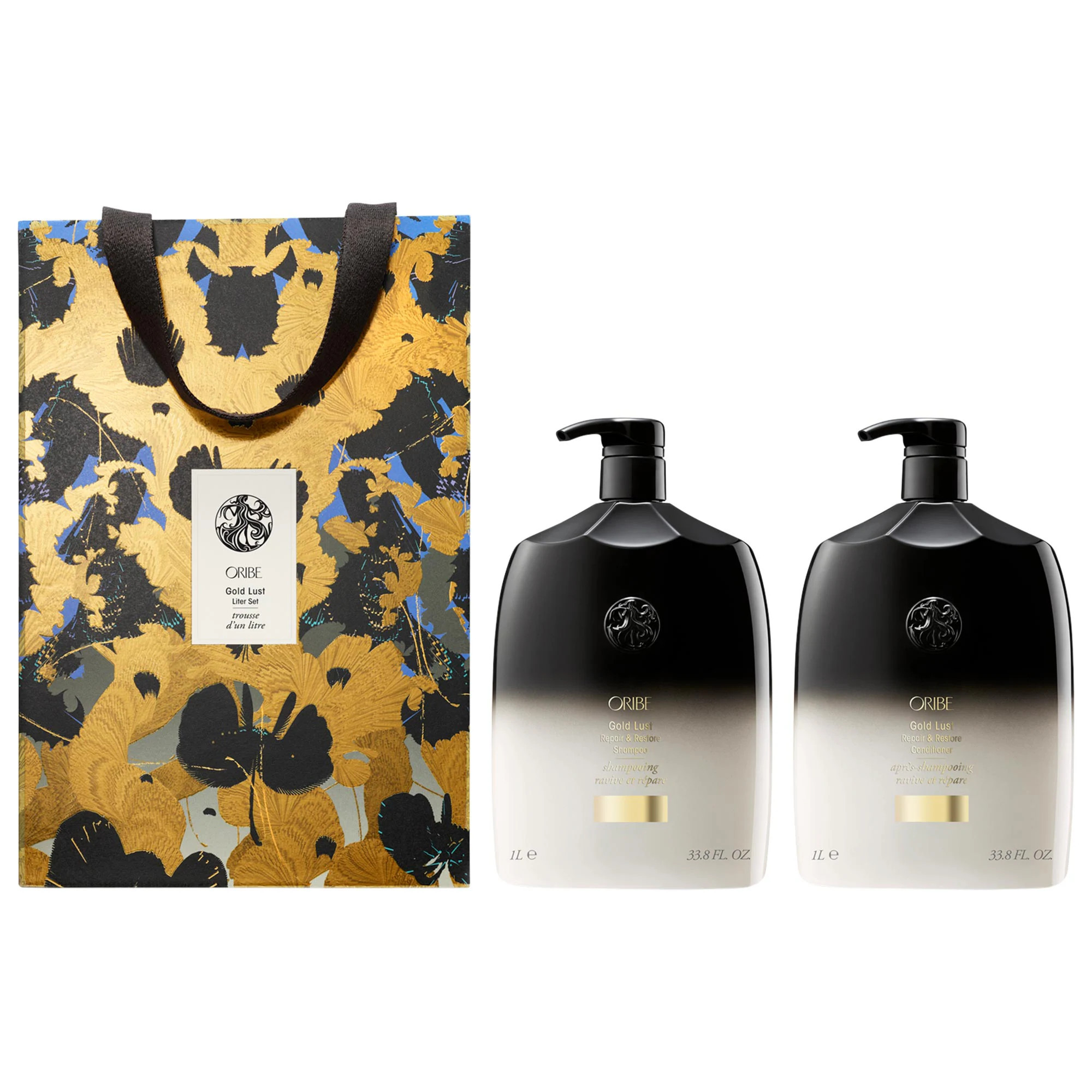 Oribe Gold Lust Shampoo and Conditioner Liter Duo Gift Set | Sephora (US)