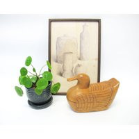 Carved Wood Duck Box | Etsy (US)