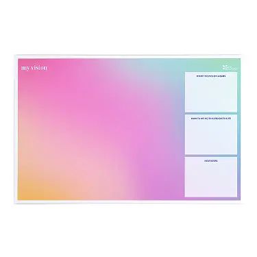 Colorblends Vision Board Deskpad | Erin Condren | Erin Condren