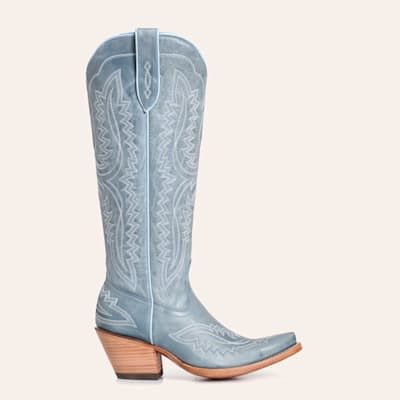 Ariat Women's Casanova Vintage Blue Snip Toe Tall Cowboy Boots | Cavender's
