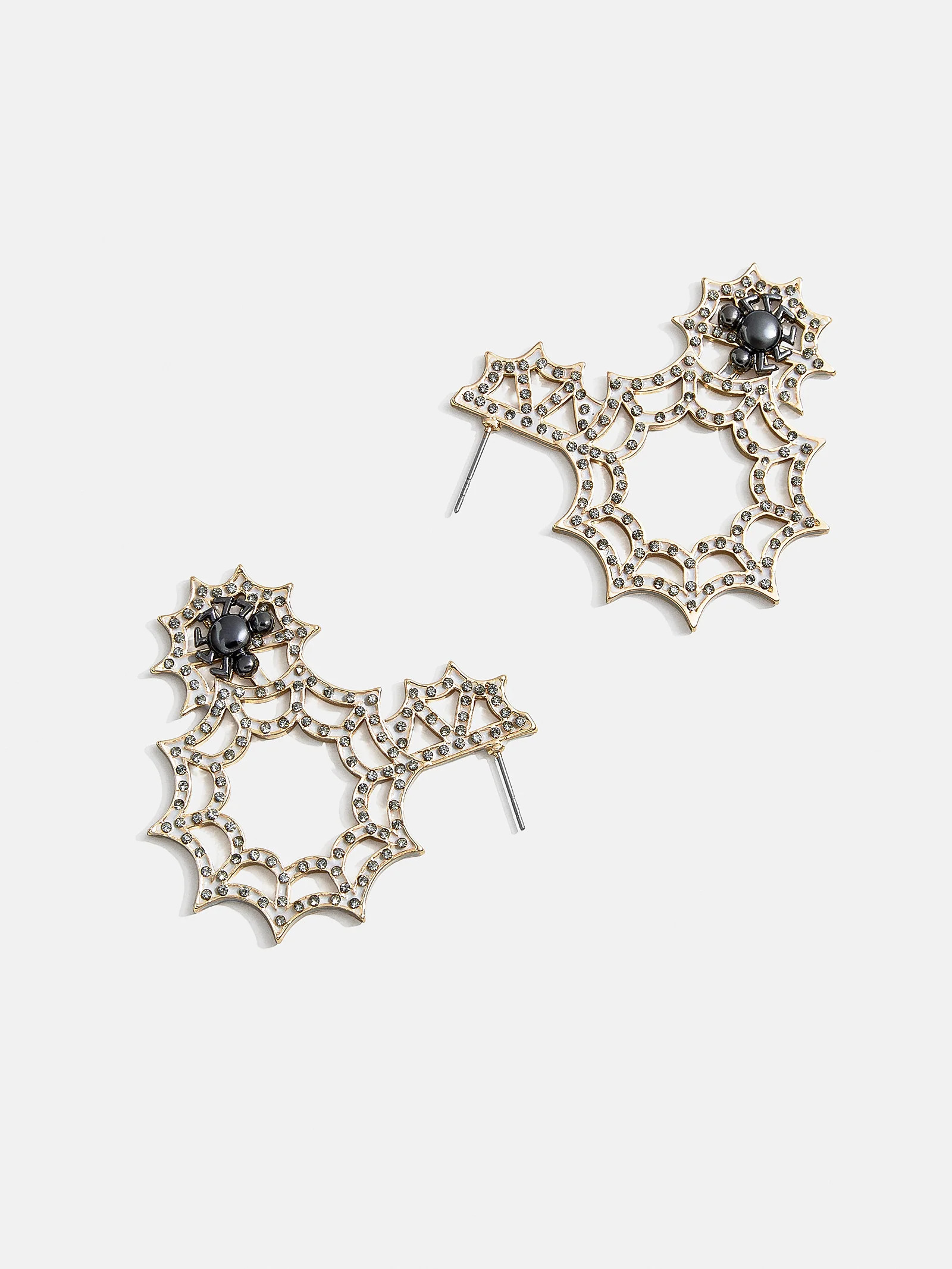 Mickey Mouse Disney Spiderweb Hoop Earrings - Glow-In-The-Dark | BaubleBar (US)