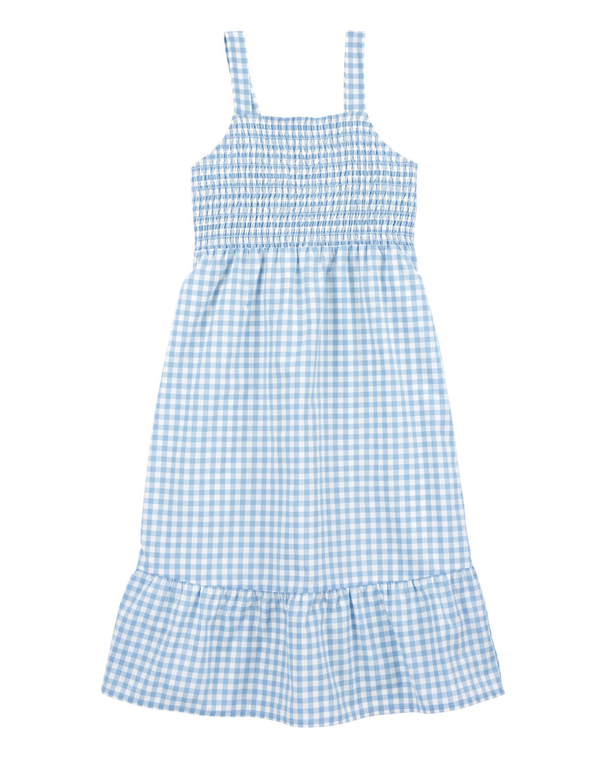 Kid Gingham Sleeveless Dress - Blue | Carter's Inc