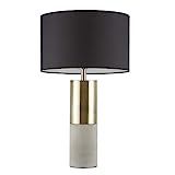 Hampton Hill Fulton Desk Lamp, Bedside Nightstand Bedroom Light Modern Luxe Metal, Concrete Base, Fa | Amazon (US)