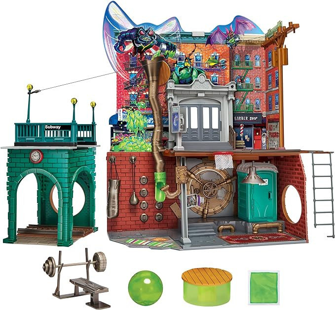Teenage Mutant Ninja Turtles: Mutant Mayhem Sewer Lair Playset by Playmates Toys | Amazon (US)