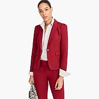 Puff sleeve blazer in four-season stretch | J. Crew US