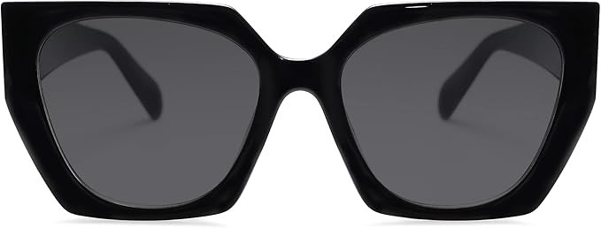SOJOS Fashion Square Oversized Sunglasses for Women 70s Retro Trendy Gafas De Sol SJ2205 | Amazon (US)