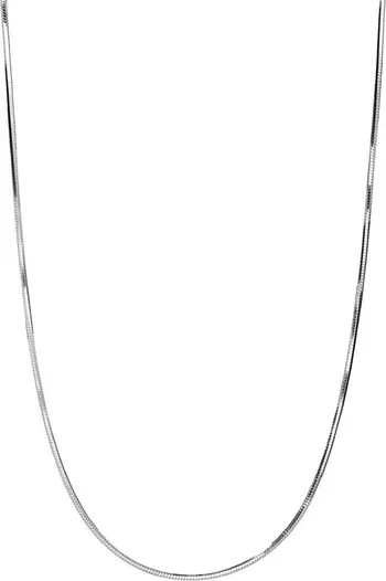 BEST SILVER Sterling Silver 8-Sided Snake Chain 18" | Nordstromrack | Nordstrom Rack