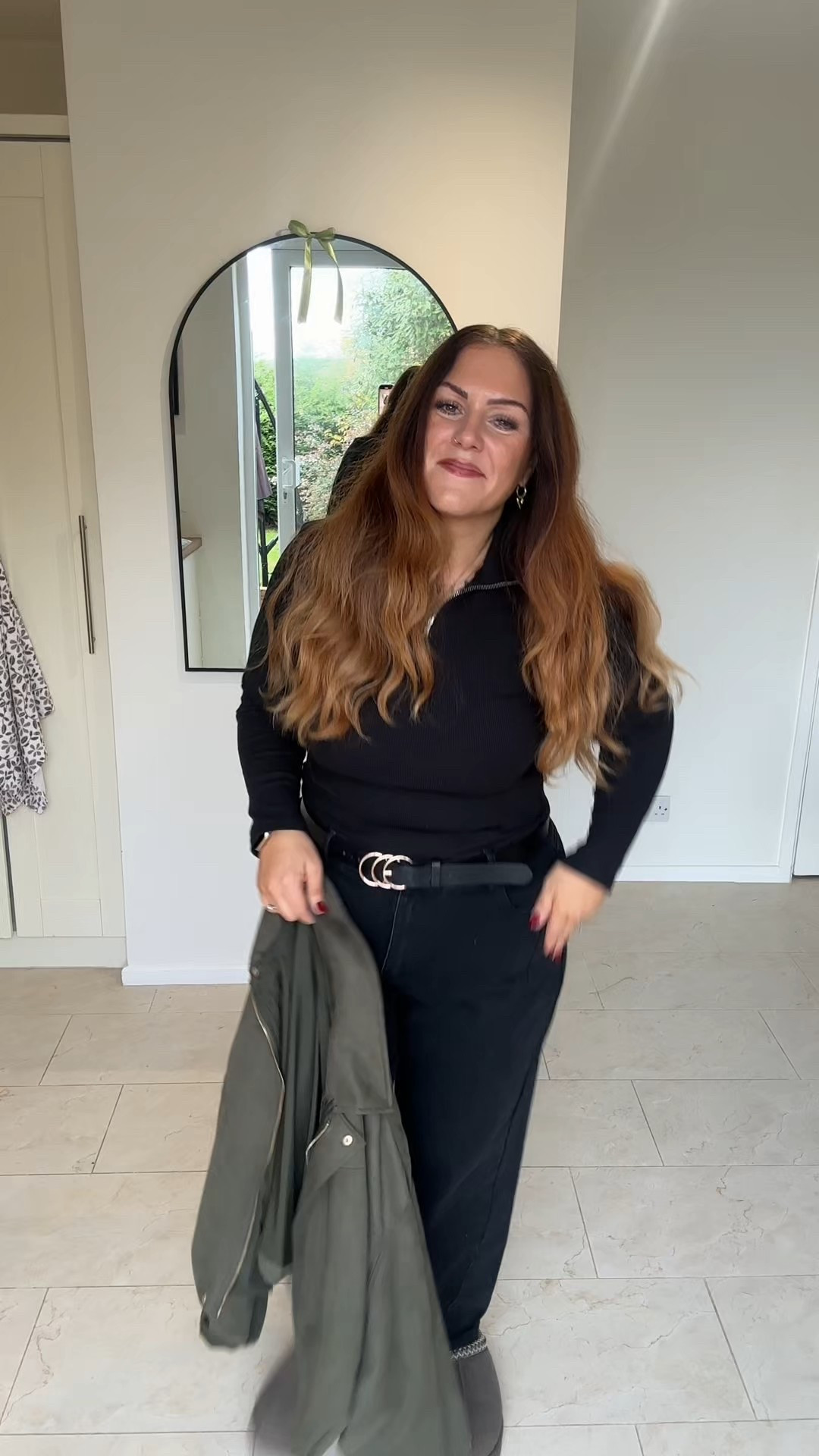 Outfit of the day, size 16 and curvy! 
The modest barrel leg jeans girls!!! 
#ootd #barrellegjeans #midsize #curvy #size16outfitinspo 

#LTKmidsize #LTKjeans #LTKuk