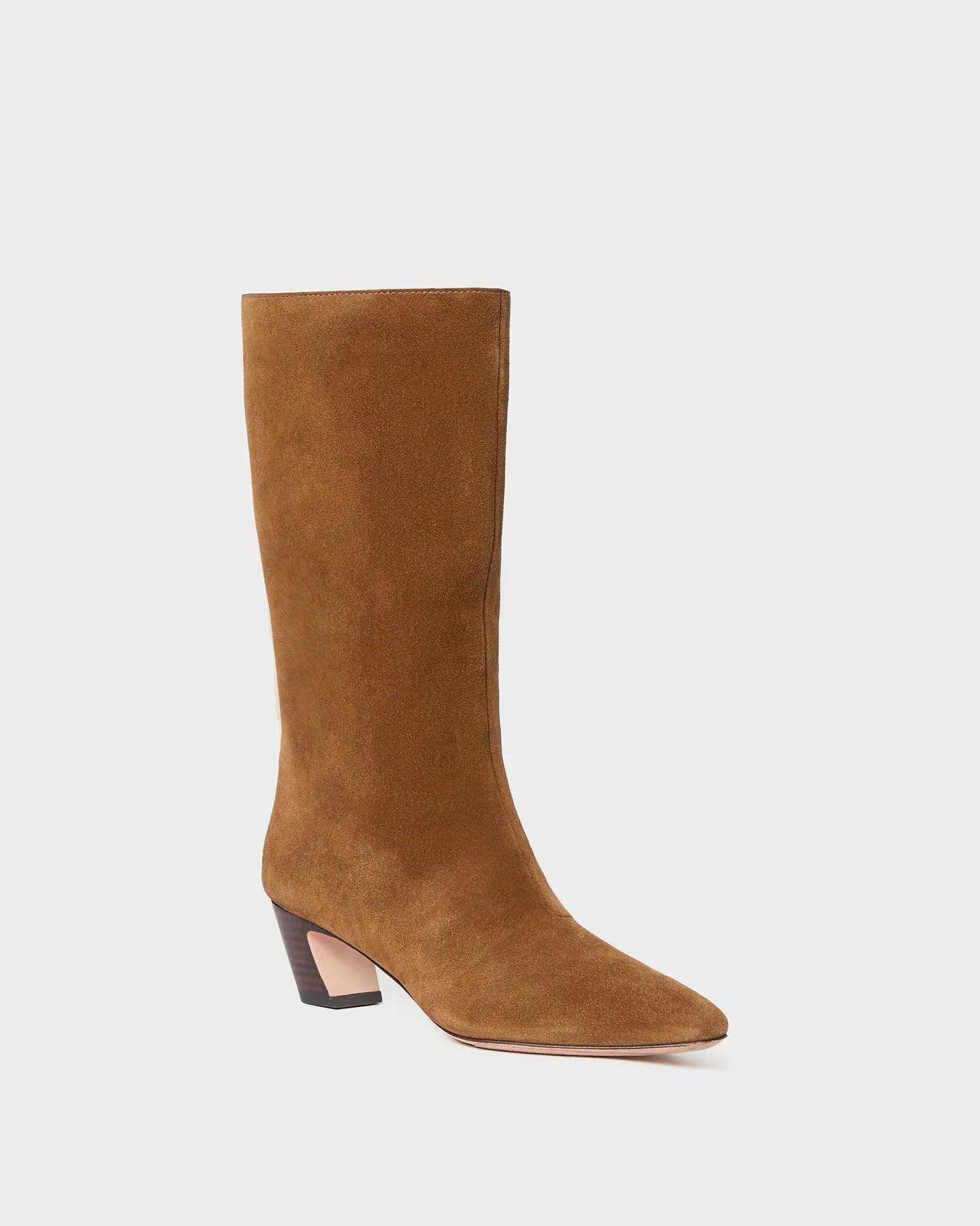Cleo Cacao Suede Calf Boot | Loeffler Randall