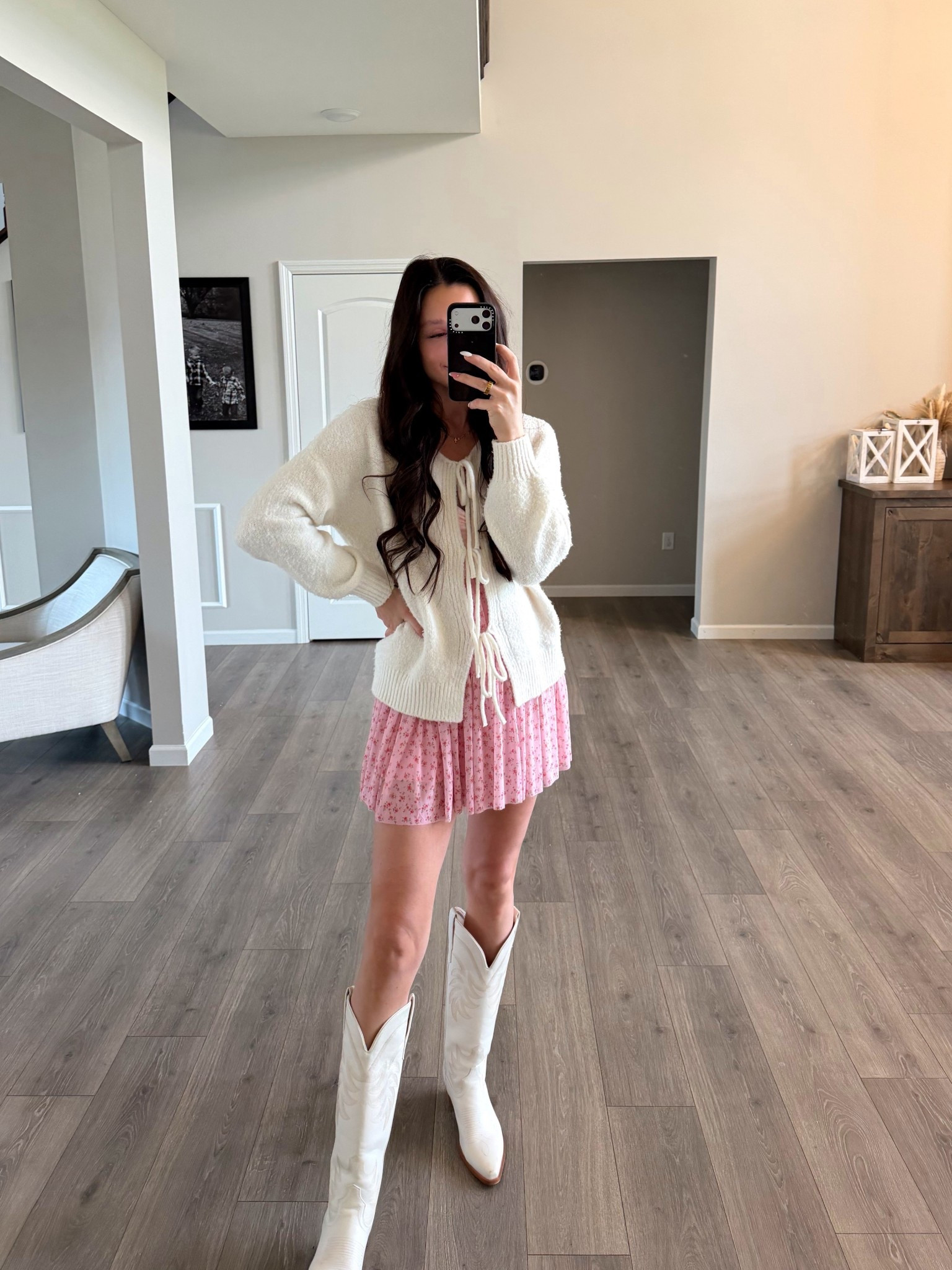 these sweaters >>> been my spring / fall staple for a year now! they make it so easy to dress things up or down and are so cute! I have just about every color!