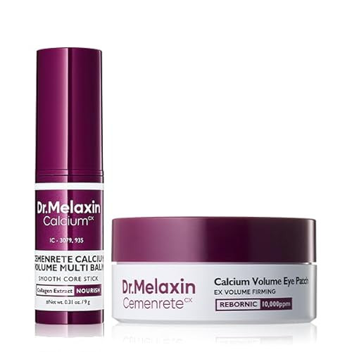 Dr.Melaxin Calcium Volume Multi Balm+Eye Patch 60ea Korean Skin Care Cosmetics with Collagen Extract Elasticity Eye Shield Skin Repair | Amazon (US)