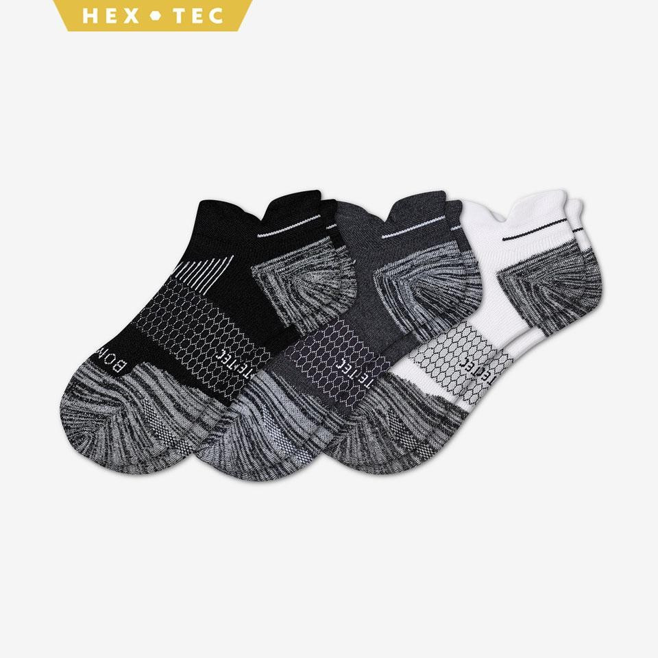 Men's Performance Running Ankle Sock 3-Pack | Bombas