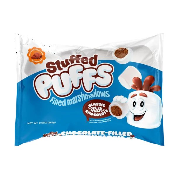 Stuffed Puffs® Classic Milk Chocolate Filled Marshmallow, 8.6 oz | Walmart (US)