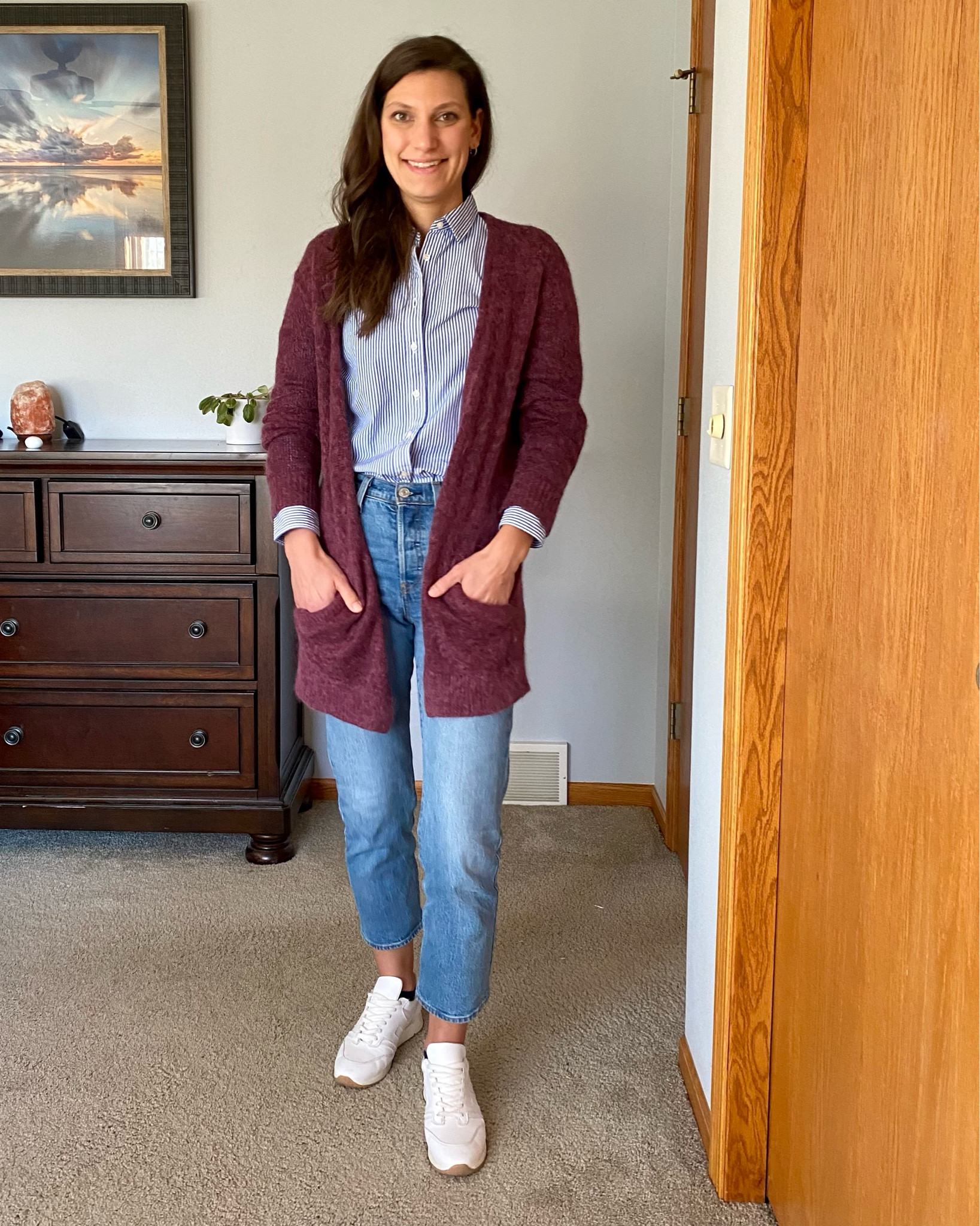 A simple way to style a wool cardigan for a casual chic look.

#LTKSeasonal