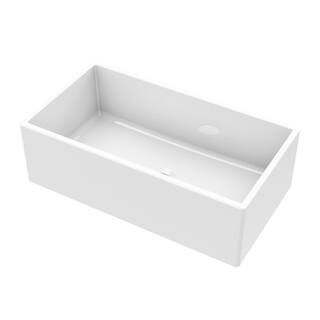 Top RatedIPT Sink CompanyFarmhouse Apron Front Fireclay 33 in. Single Bowl Kitchen Sink in White1... | The Home Depot