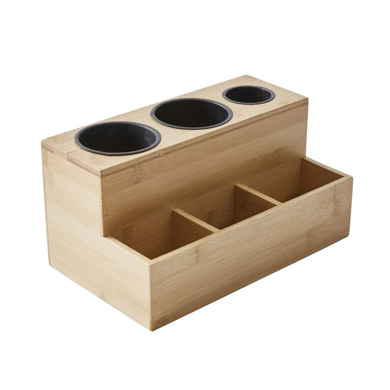 Better Homes & Gardens Bamboo Hair Tools Organizer | Walmart (US)