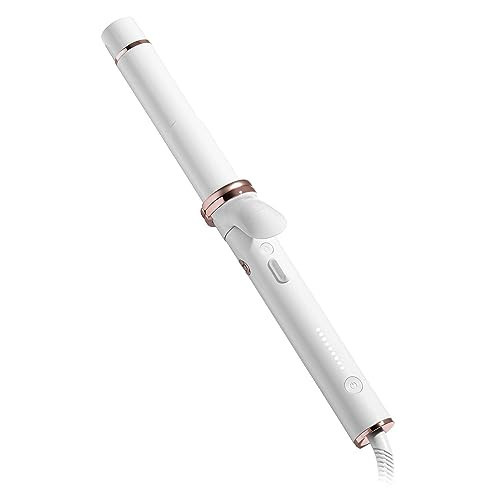 T3 CurlWrap 1.25" Automatic Rotating Curling Iron with Long Barrel, 2 Timer Settings, 9 Heat Settings, Auto-Rotating Ceramic Barrel and Ion Generator for Fast, Easy Curls and Waves on All Hair Types | Amazon (US)
