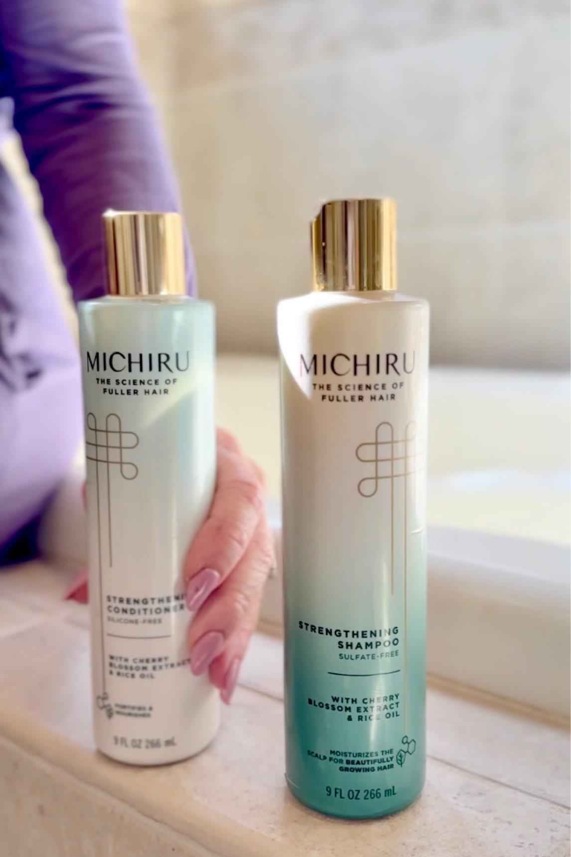 #AD Hair we go…my journey with @michiruhair Japanese inspired solutions for fine, thinning, aging hair. Found at @target this brand is helping me deal with all of the above. Are you having these issues? A lot of hair in your brush, texture of your hair changing, seeing exposed scalp? If so then check this out. It starts with the scalp for the best hair health. Key ingredient is Peony Root Extract that promotes blood circulation. Their technology balances the scalp by removing excess sebum and so much more. A total new way of approaching hair health. 

I have been using the Strengthening Shampoo & Conditioner and I can’t wait to share my before and after hair in a few weeks, so stay tuned. 

#MichiruHair  #MichiruPartner #Target #TargetPartner #AD #hairtips #hairinspo #antiaging #selfcare #healthyhair #shinyhair #haircare #healthyhair 


#LTKFind #LTKunder50 #LTKbeauty