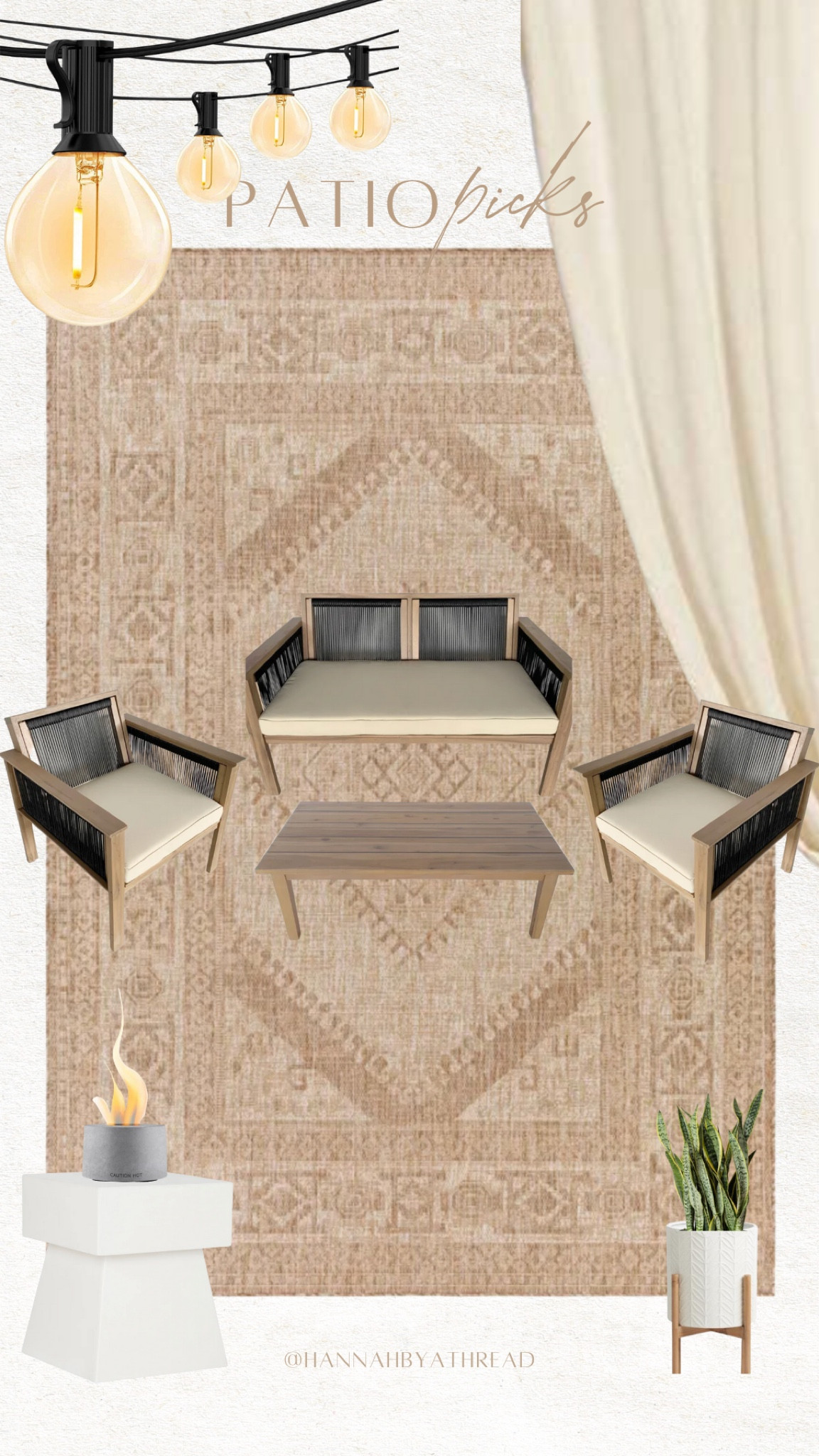 Turned our back porch into our little slice of heaven 🥹 Having so much fun decorating the new place & making it feel like home!

Furniture set & area rug are on major sale ✨


#LTKHoliday #LTKsalealert #LTKhome