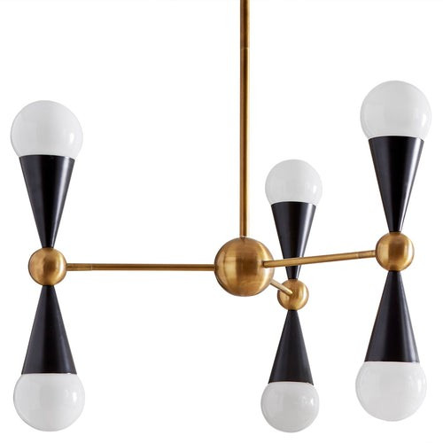 Caracas Six-Light Chandelier | Jonathan Adler