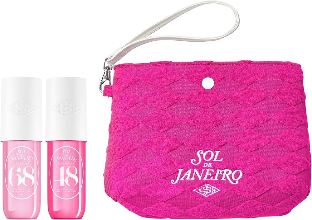 Sol de Janeiro Giftable Set | Two Travel Size Hair & Body Fragrance Mist with Pink Pouch | Cheiro... | Amazon (US)