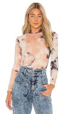 Bardot Mesh Tie Dye Blouse in Multi Dye from Revolve.com | Revolve Clothing (Global)