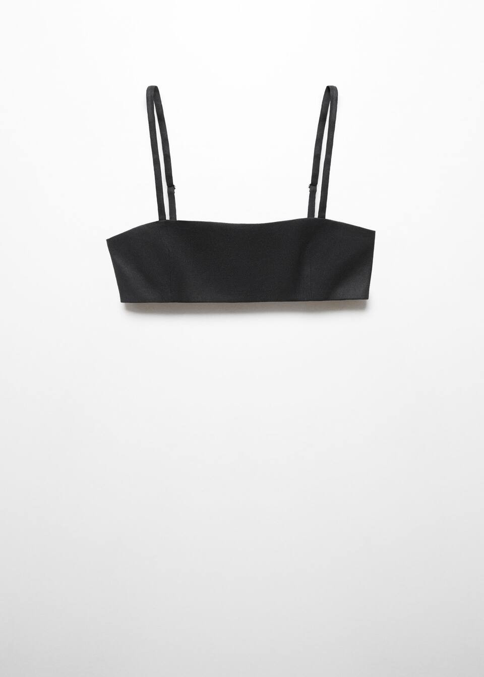Linen crop top -  Women | Mango USA | MANGO (US)