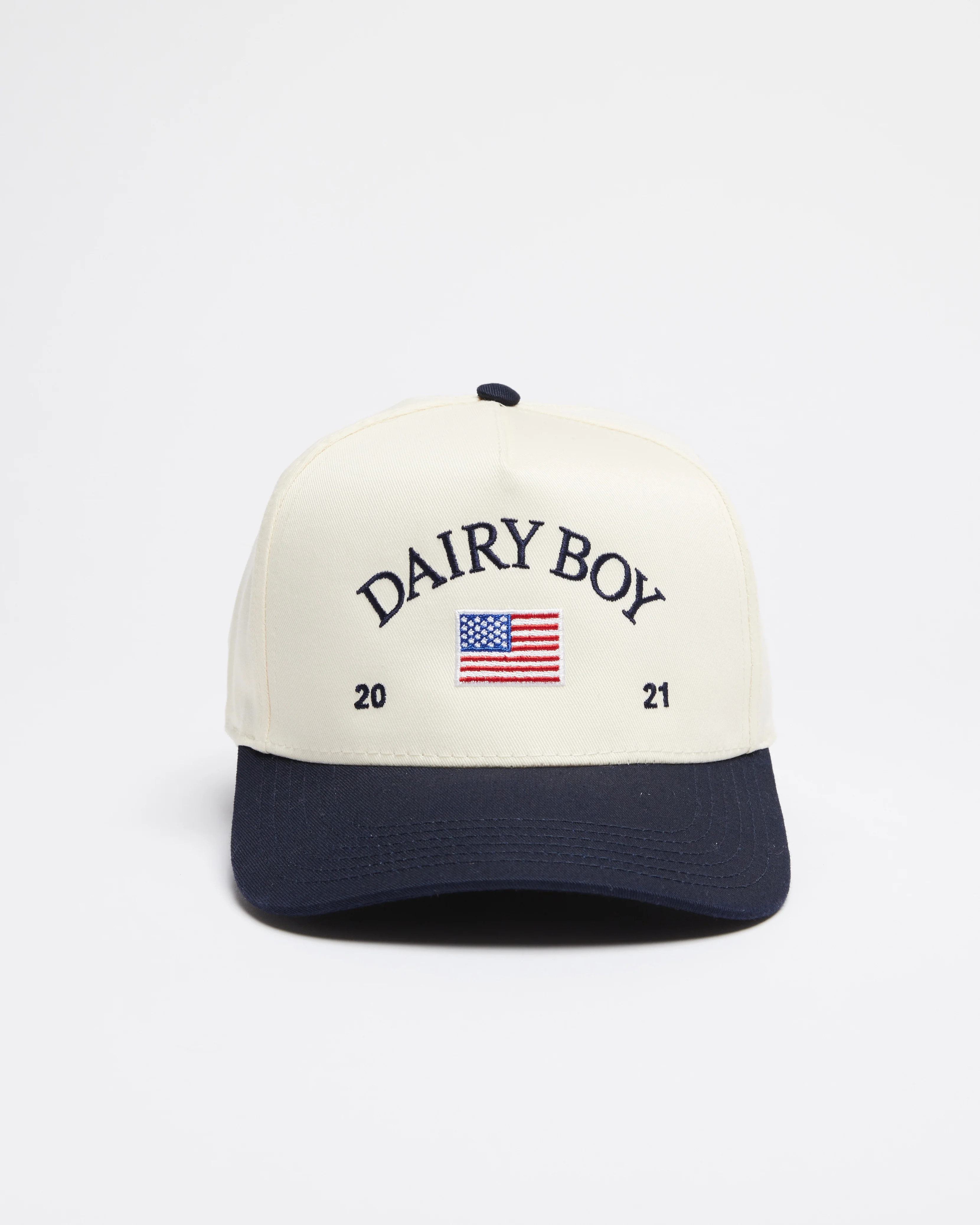 The American Trucker Hat - Navy | Dairy Boy