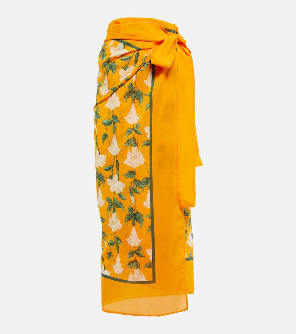 Lavanda cotton and silk beach cover-up | Mytheresa (US/CA)