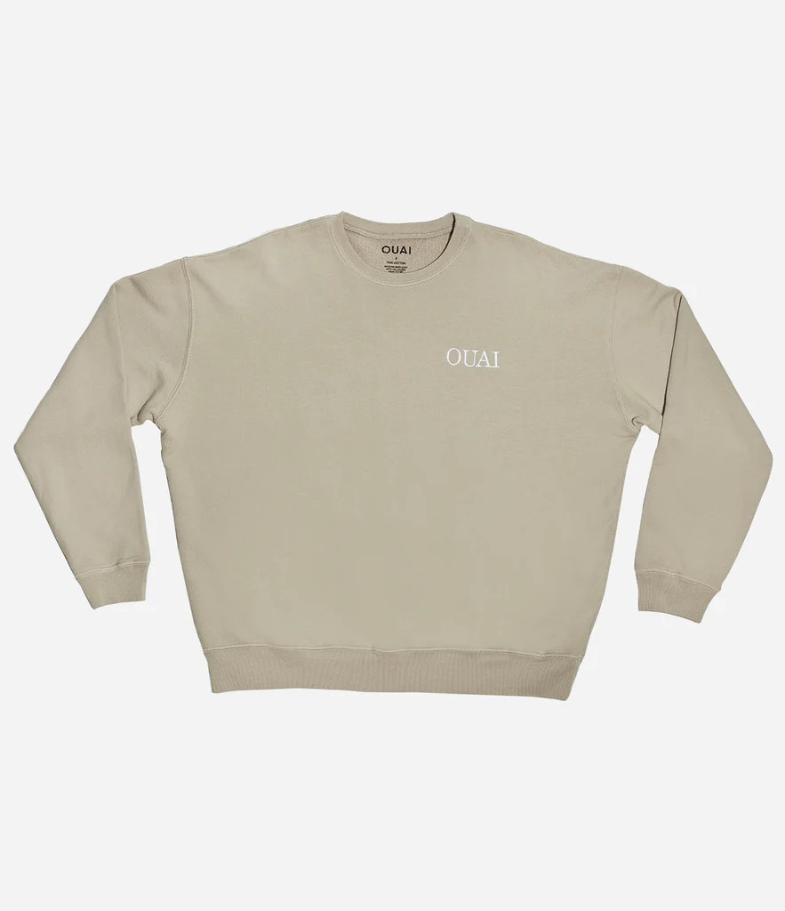 Live Life Your OUAI Embroidered Crewneck | OUAI