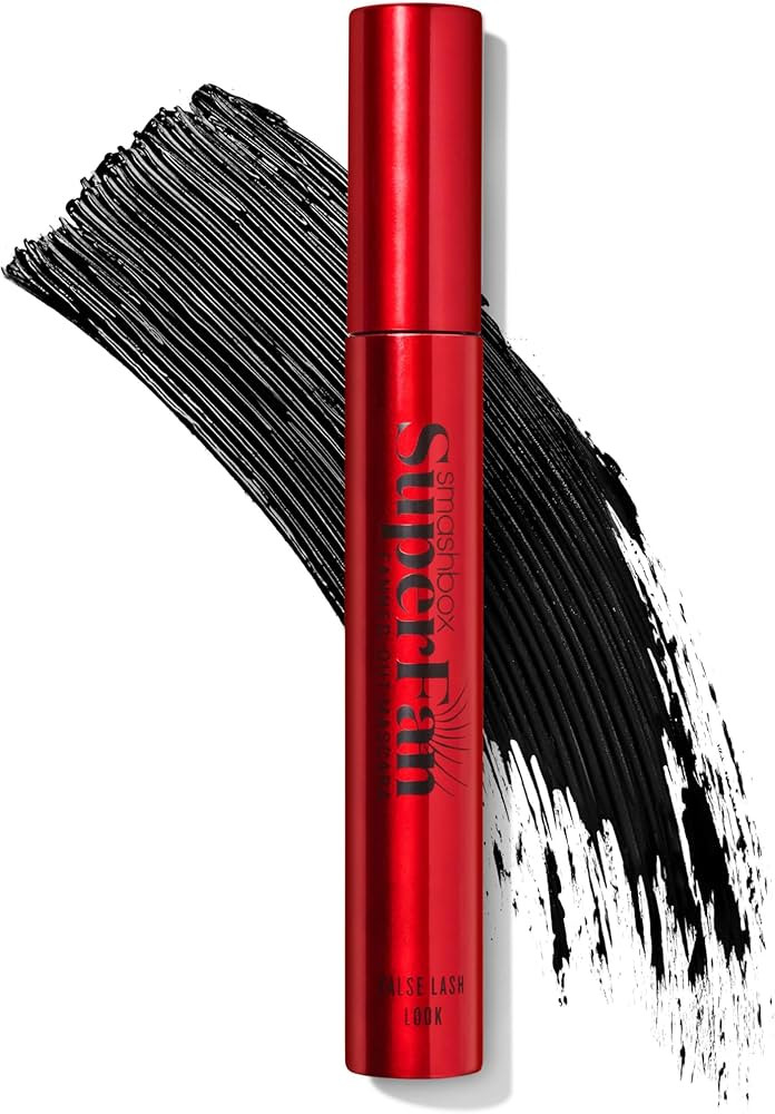 Smashbox Super Fan Lash Lengthening Mascara | Fanned-Out Volume + Length, Long-Wearing Mascara wi... | Amazon (US)