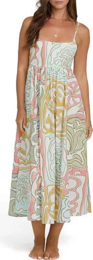 Billabong Island Life Cotton & Linen Midi Sundress | Nordstrom | Nordstrom