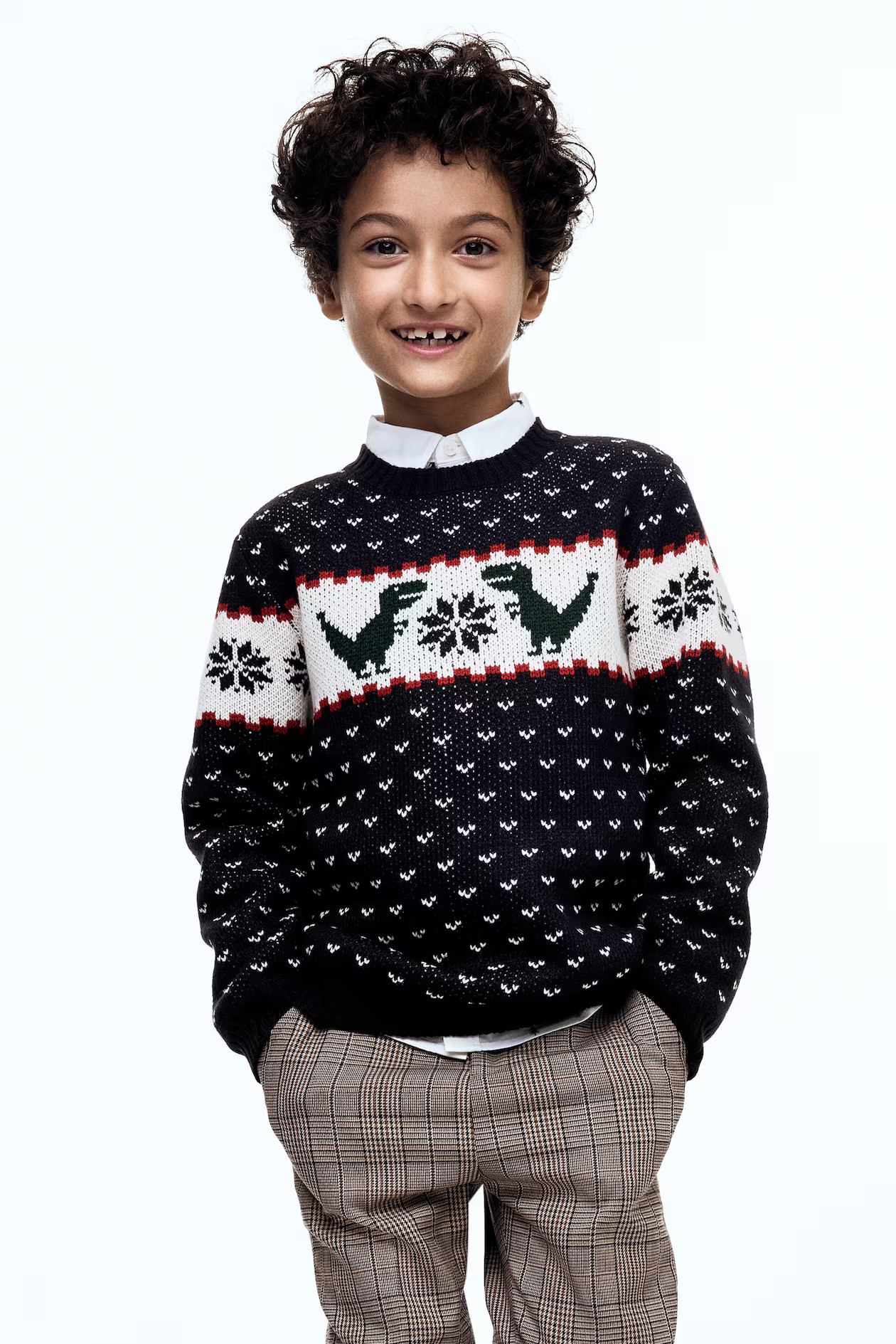 Jacquard-Knit Sweater | H&M (US + CA)