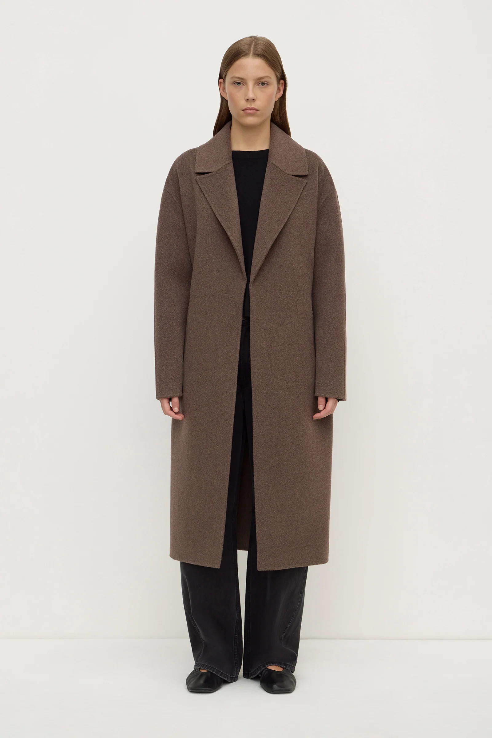 Ivy Wool Coat - L / Cocoa Marle | Assembly Label