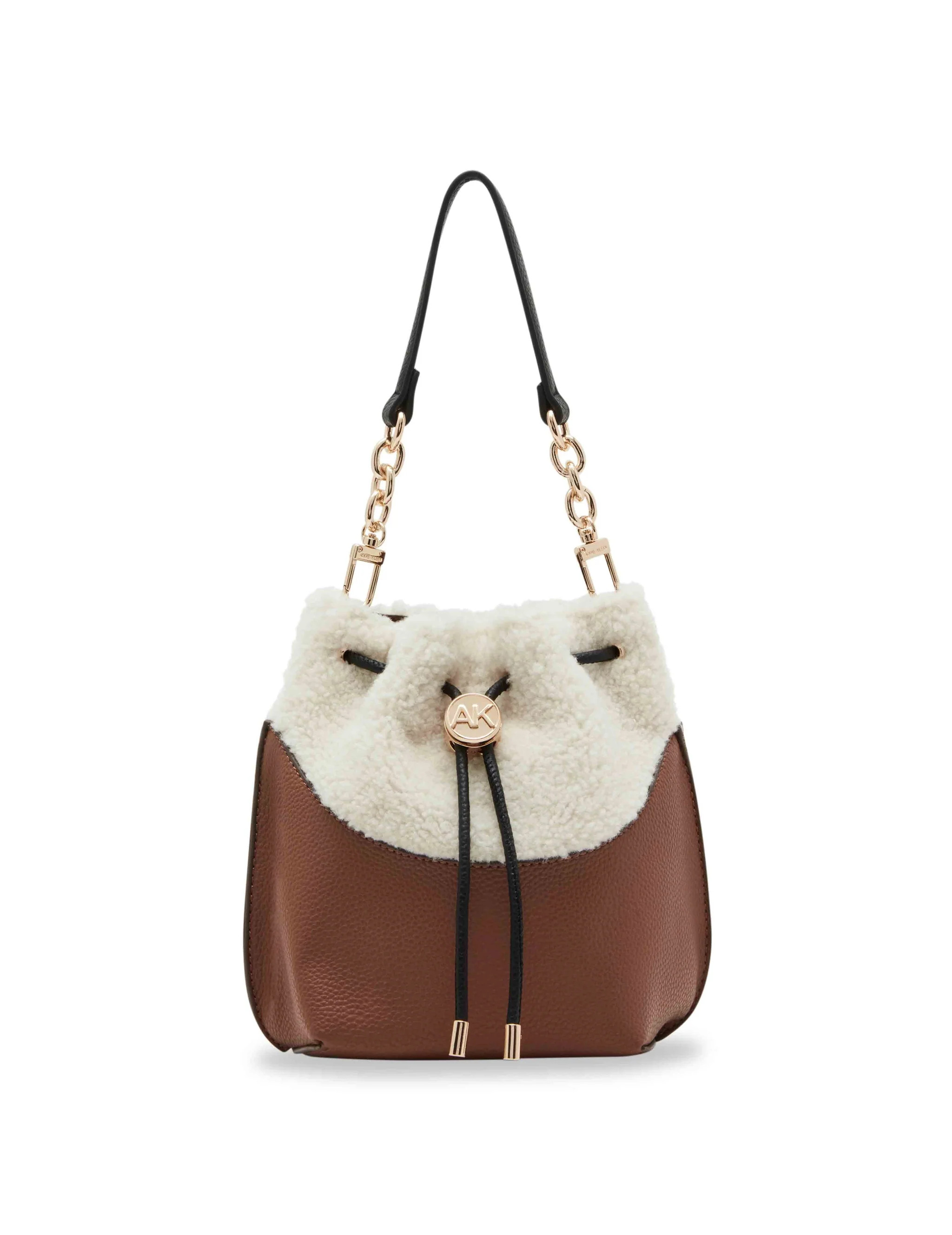 Sherpa Bucket With Branded Push Lock Closure | Anne Klein